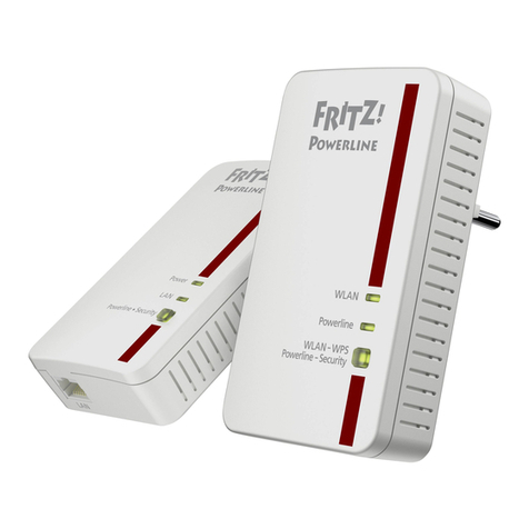 Fritz! Powerline 1240E Installation and operation