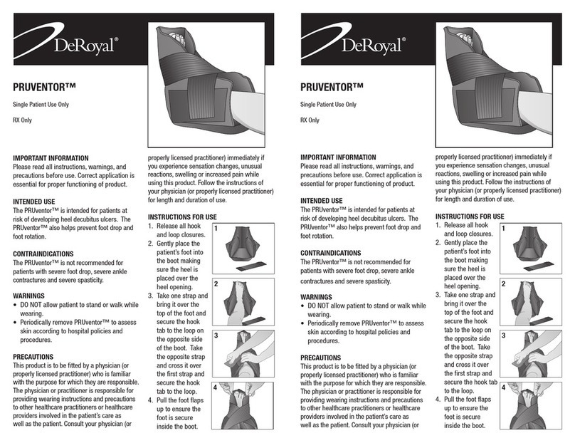 DeRoyal PRUVENTOR Instructions for use