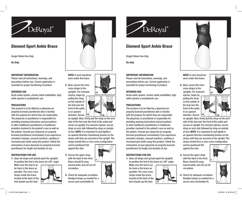 DeRoyal Element Sport User manual