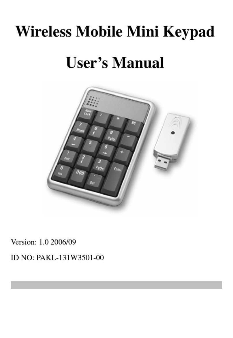 Ortek WKP-3250 user manual