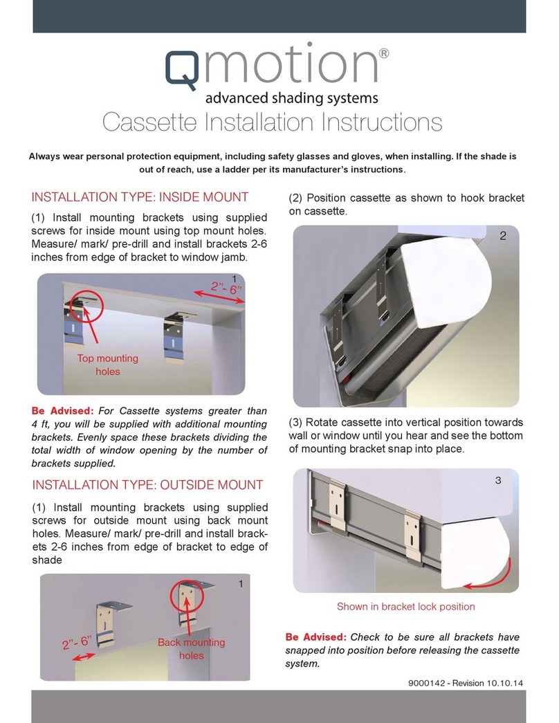 QMotion Cassette installation instructions