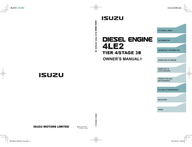 Isuzu 4LE2 User manual