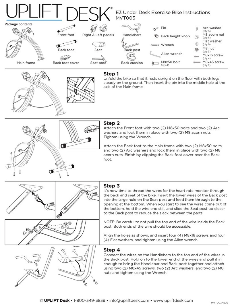 Uplift Desk MVT003 instructions