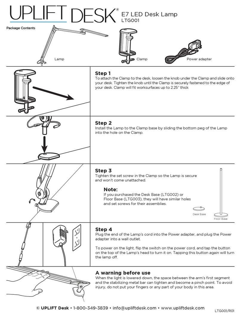 Uplift Desk LTG001 instructions