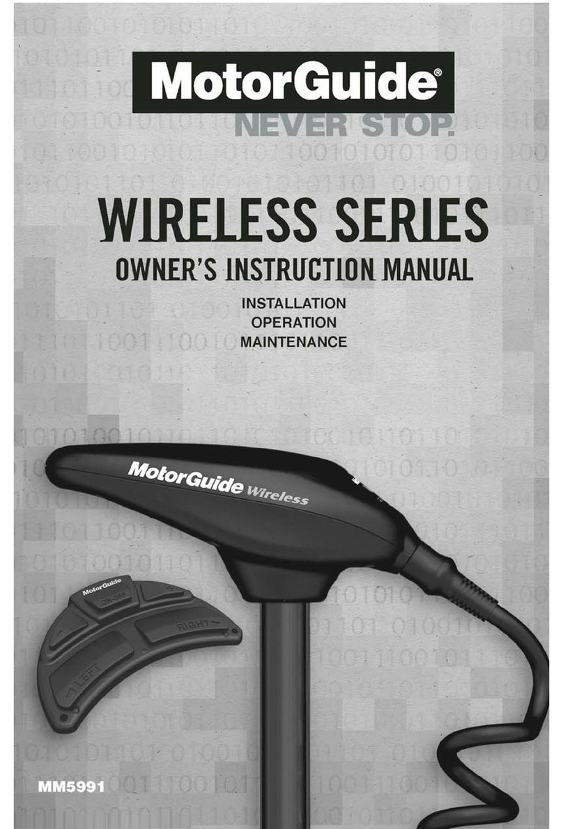 MotorGuide Wireless Series Owner's instruction manual