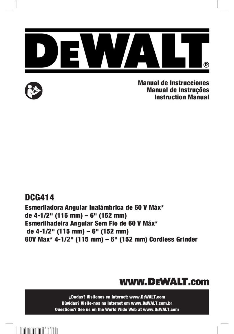 DeWalt DCG414 instruction manual