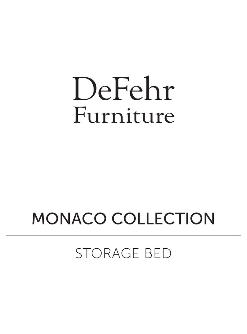DeFehr MONACO COLLECTION User manual