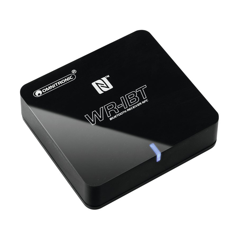 Omnitronic WR-1BT user manual