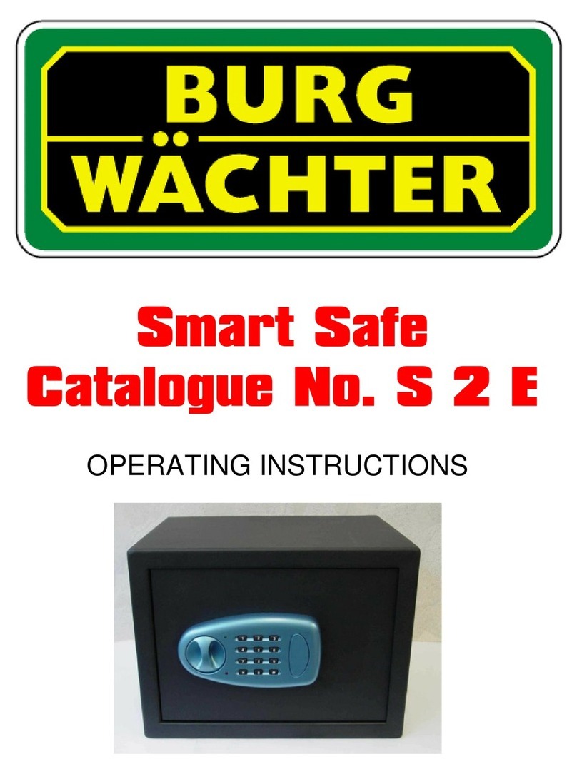 BURG-WACHTER Smart Safe operating instructions