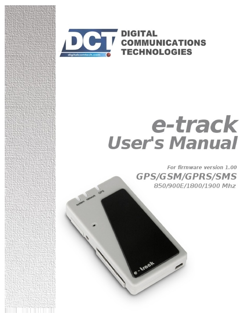 DCT e-track user manual