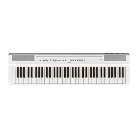 Yamaha P-121 Quick operation guide