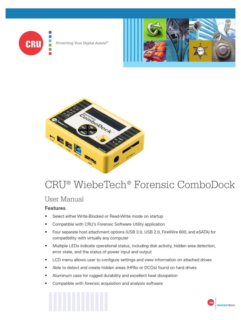 CRU WiebeTech Forensic ComboDock user manual