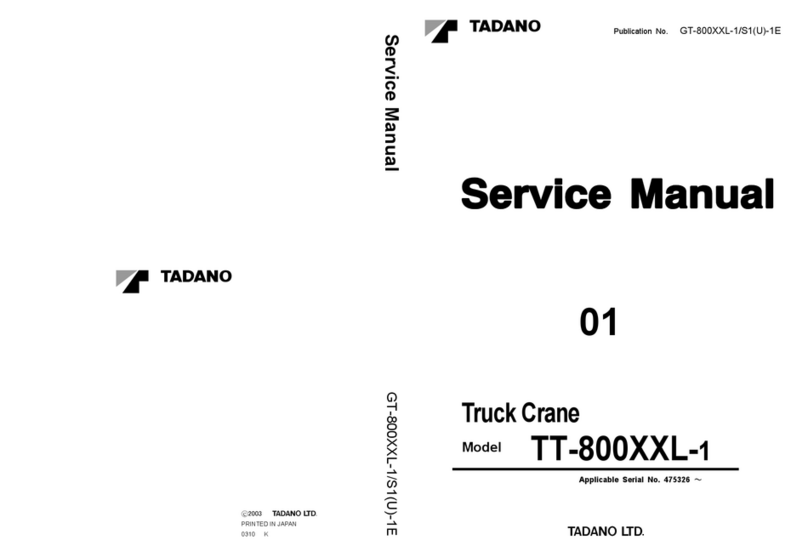 Tadano TT-800XXL1 Service manual