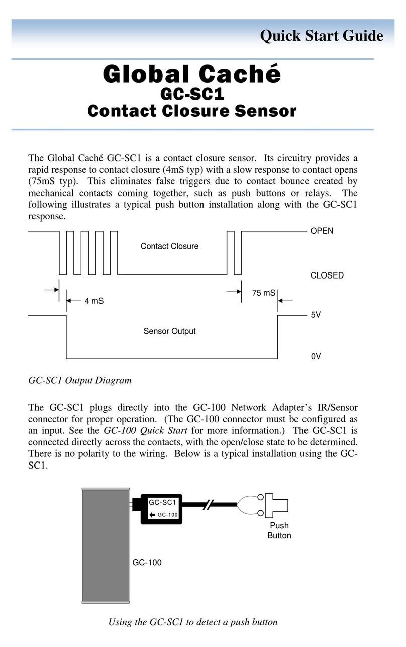 Global Caché GC-SC1 quick start guide