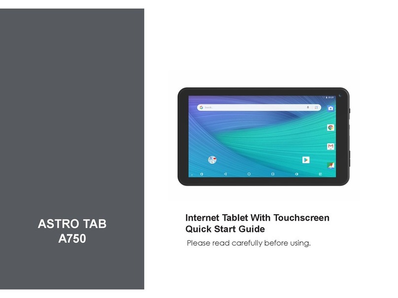Astro Tab A750 User manual