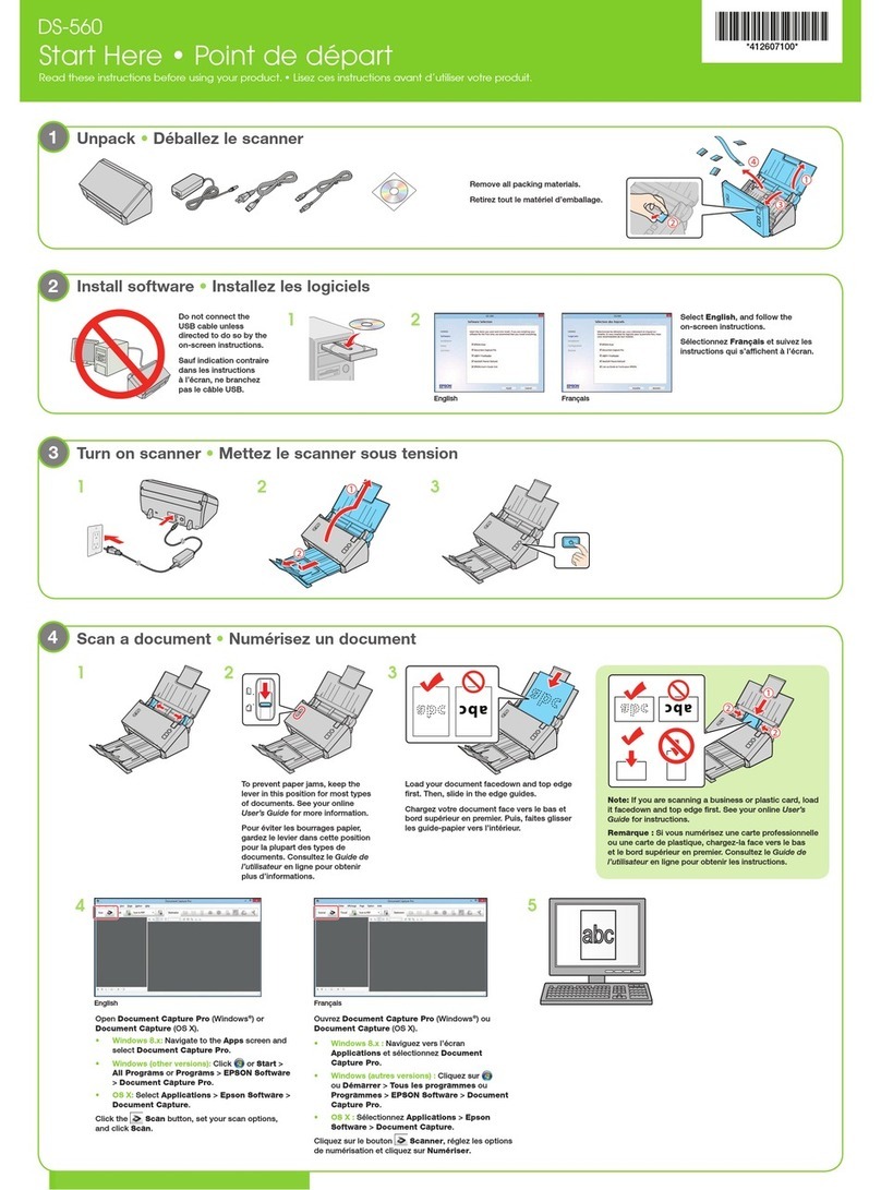 Epson DS-560 Instruction Manual