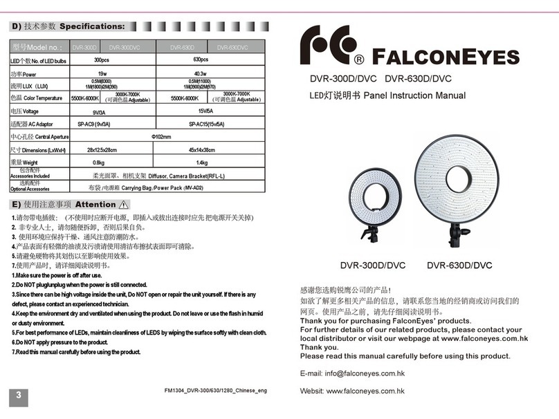 Falconeyes DVR-300D instruction manual