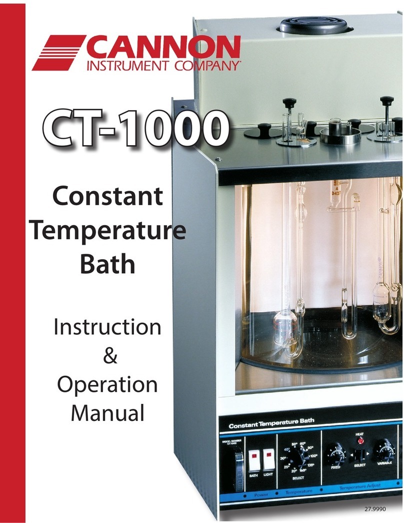 Cannon CT-1000 Installation instructions manual