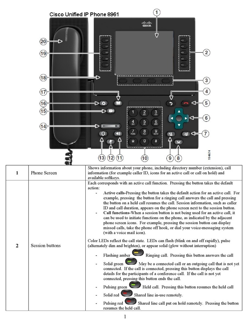 Cisco Unified 8961 User manual