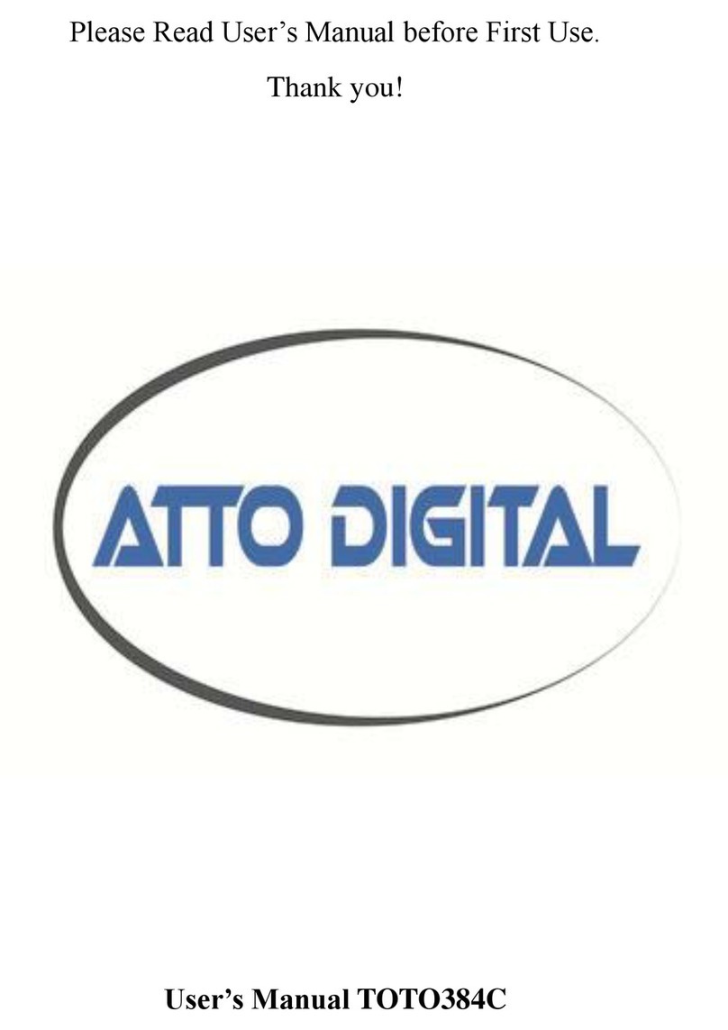 aTTo Digital TOTO384C user manual