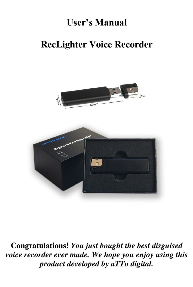 aTTo Digital RecLighter user manual