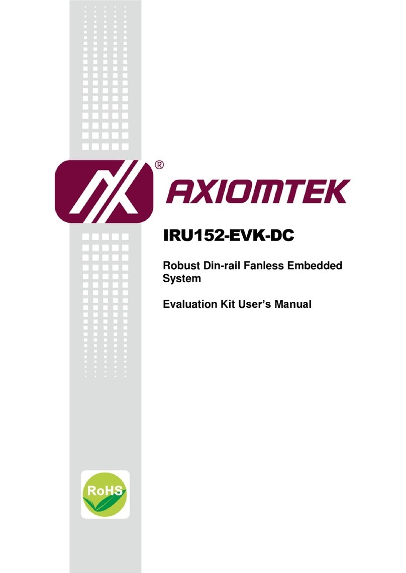 AXIOMTEK IRU152-EVK-DC user manual