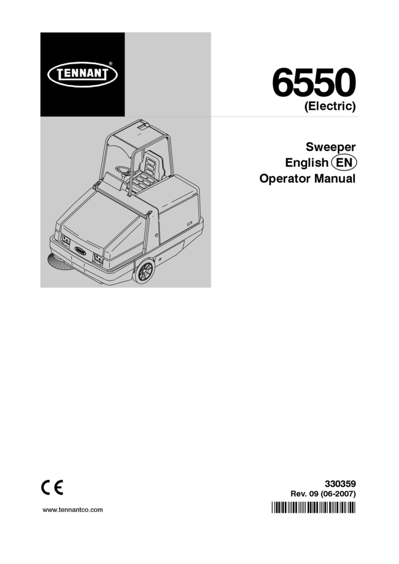 Tennant 6550 Operator's manual