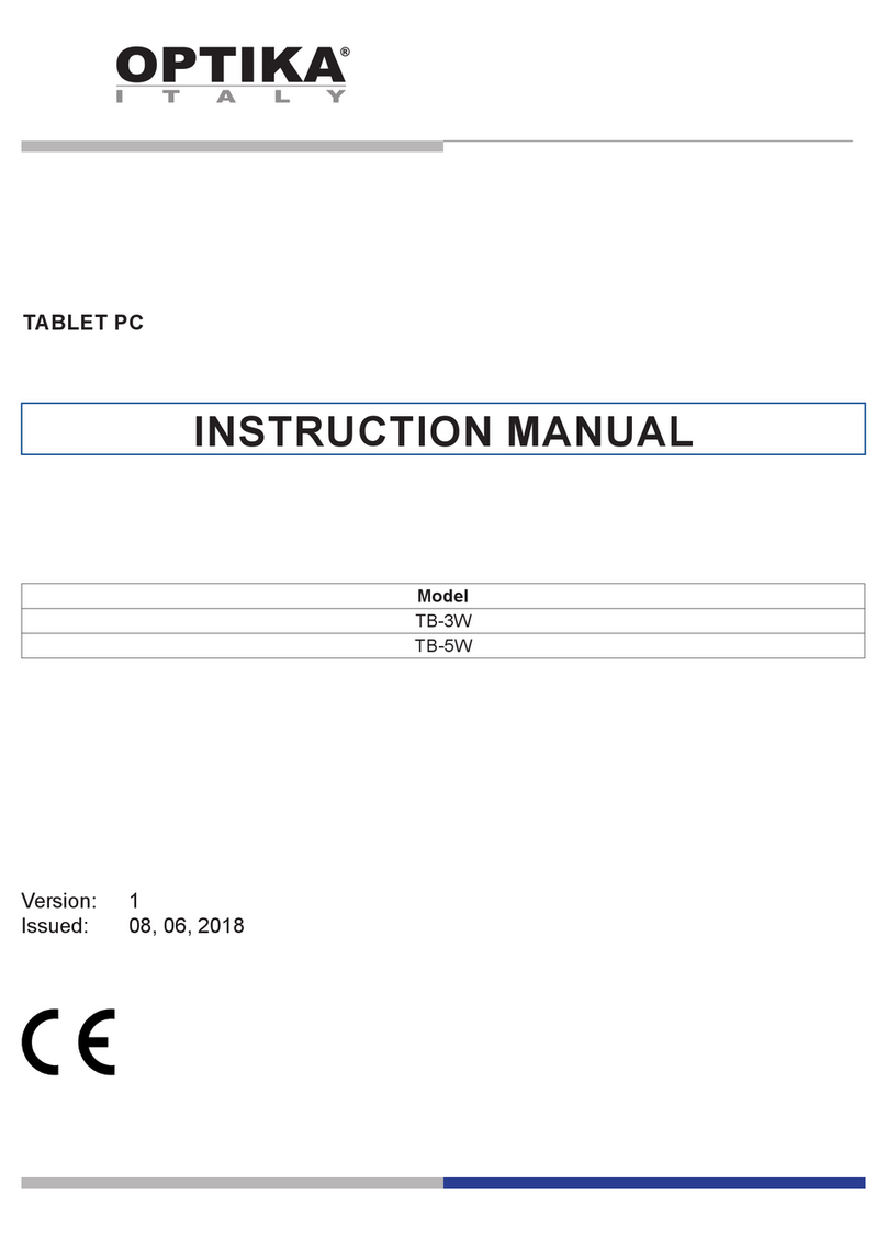 Optika TB-3W User manual