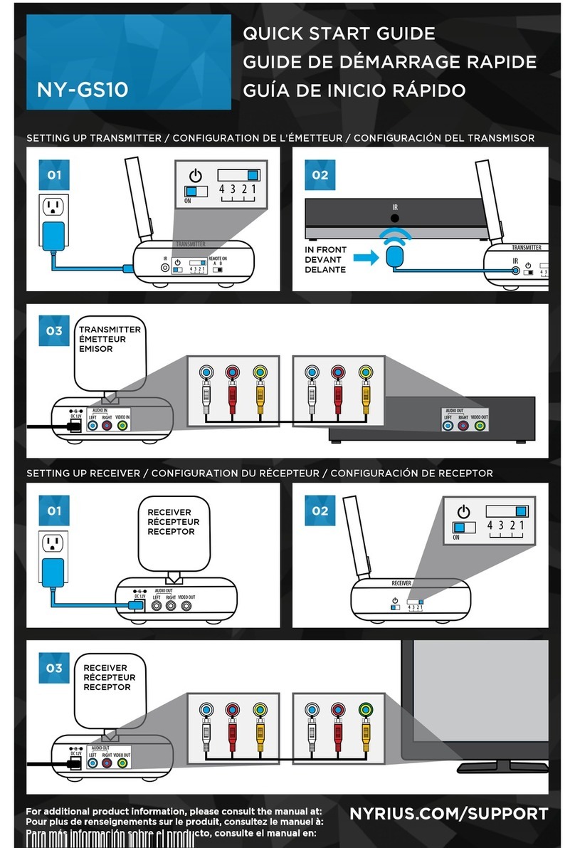 Nyrius NY-GS10 User manual
