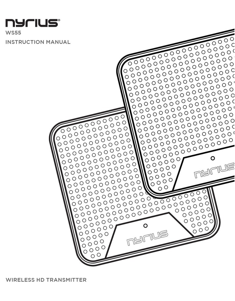 Nyrius WS55 instruction manual