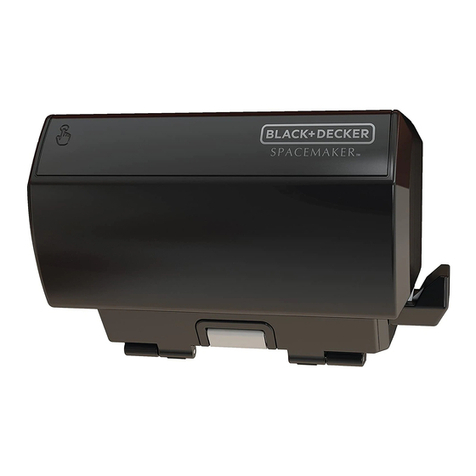 Black & Decker SPACEMAKER User manual