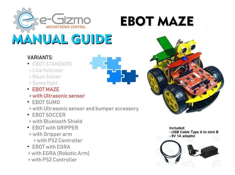 e-Gizmo EBOT MAZE user manual