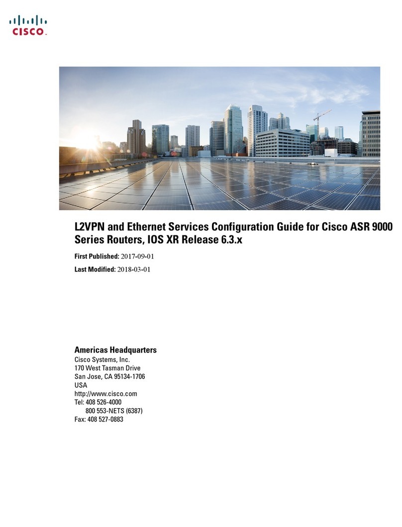 Cisco ASR 9000 Series Instruction Manual