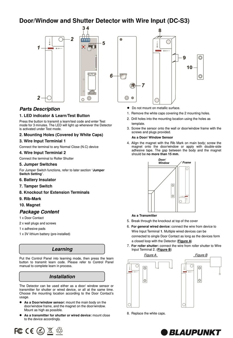 Blaupunkt DC-S3 User manual