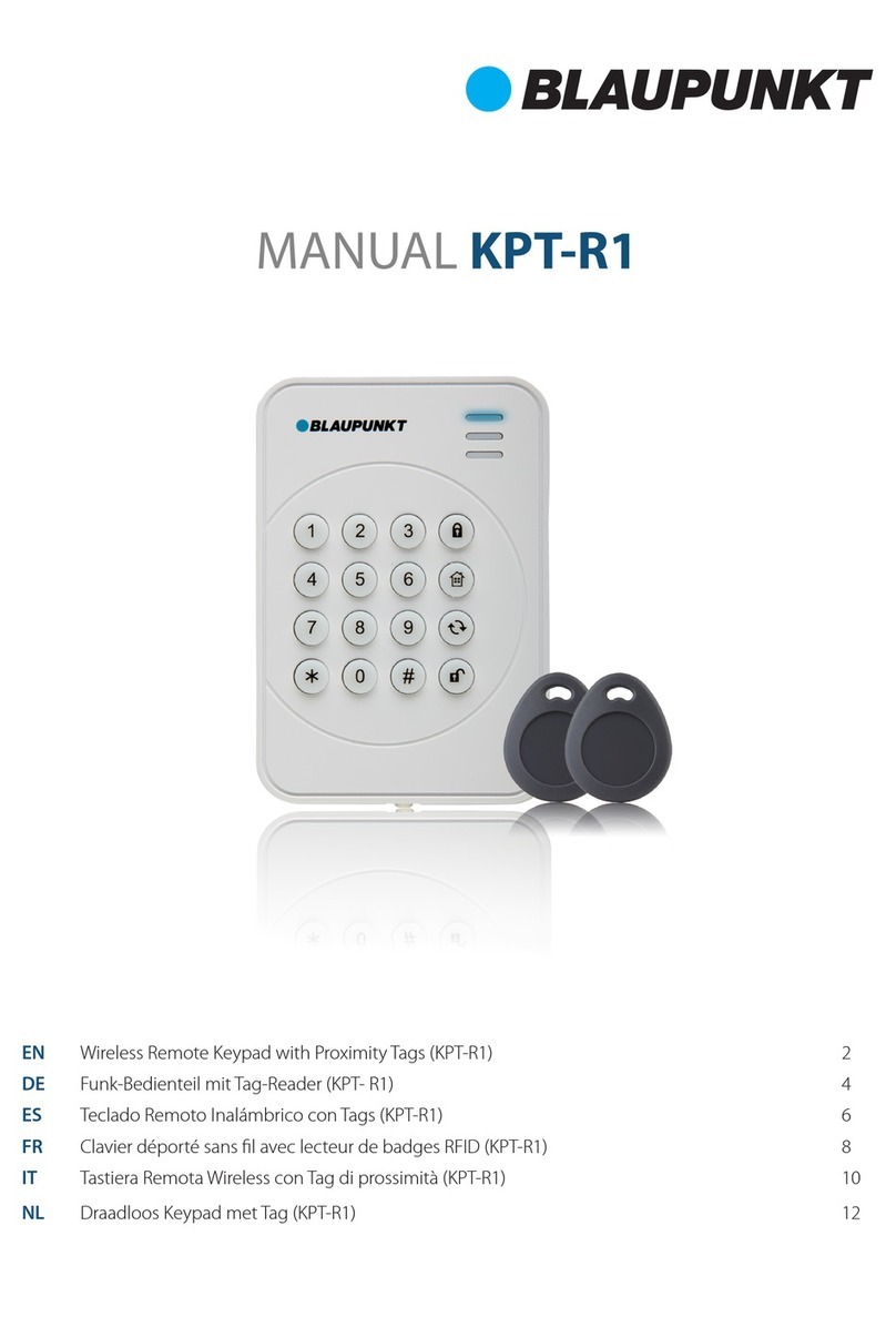 Blaupunkt KPT-R1 manual
