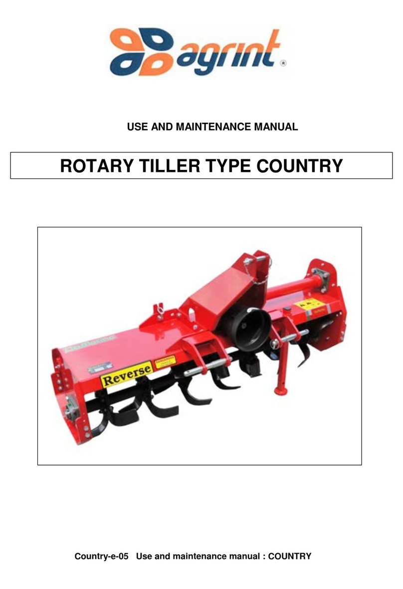 Agrint COUNTRY Use and maintenance manual