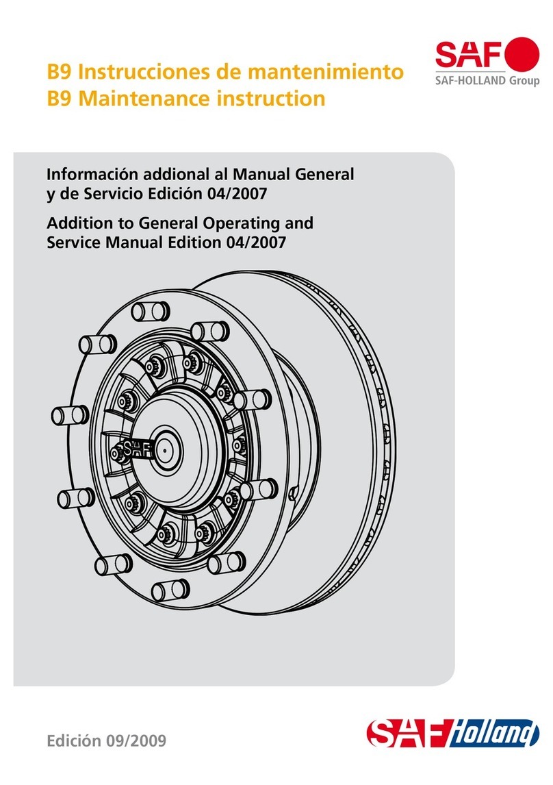 SAF-HOLLAND B9 Maintenance Instruction SAF-HOLLAND B9 Maintenance Instruction