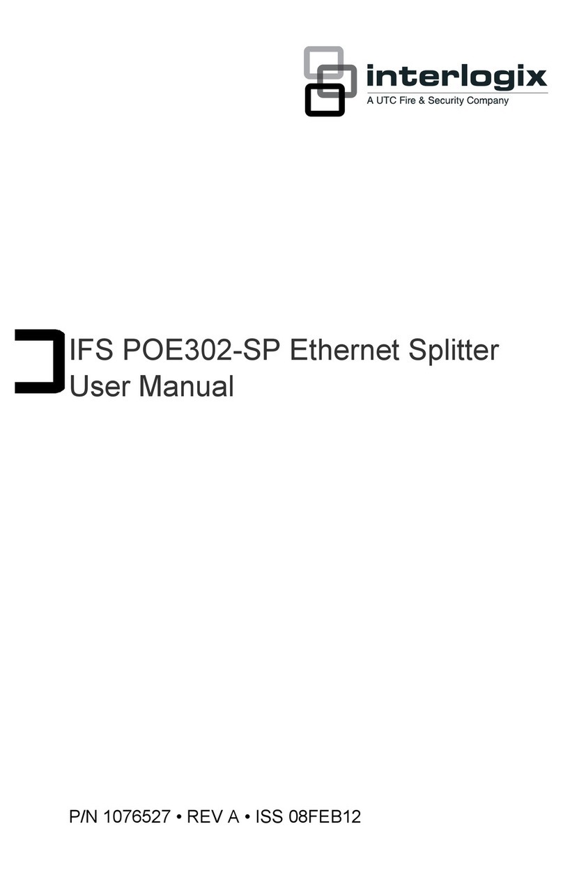 Interlogix IFS POE302-SP User manual Interlogix IFS POE302-SP User manual