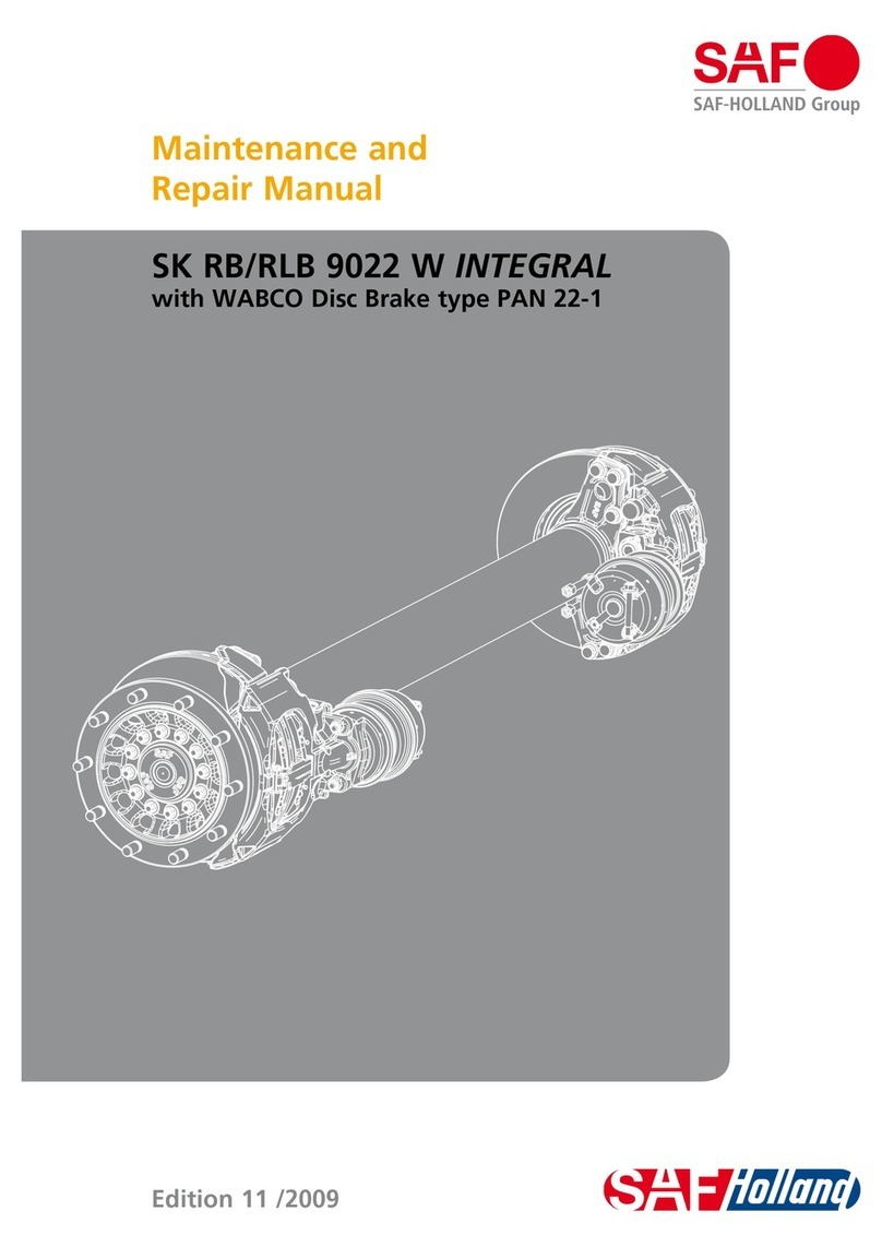 SAF-HOLLAND SK RB 9022 W INTEGRAL Operating instructions