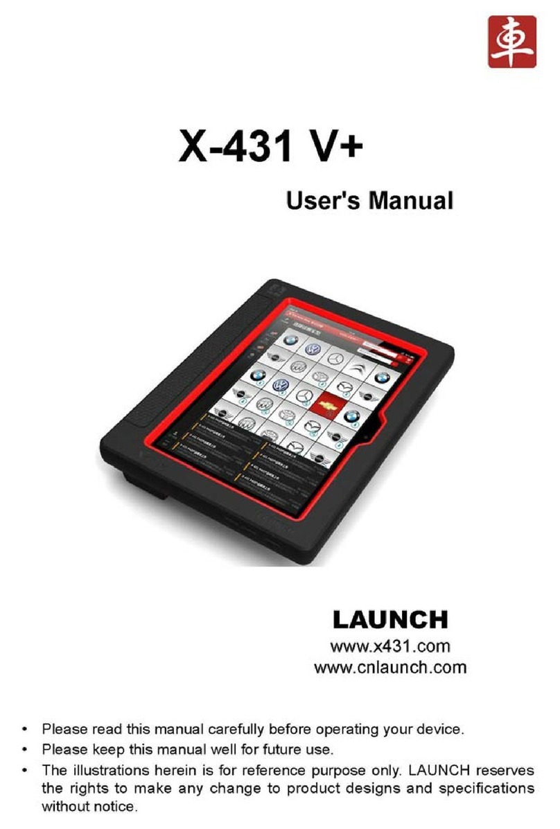 LAUNCH TECH X-431 V+ User manual