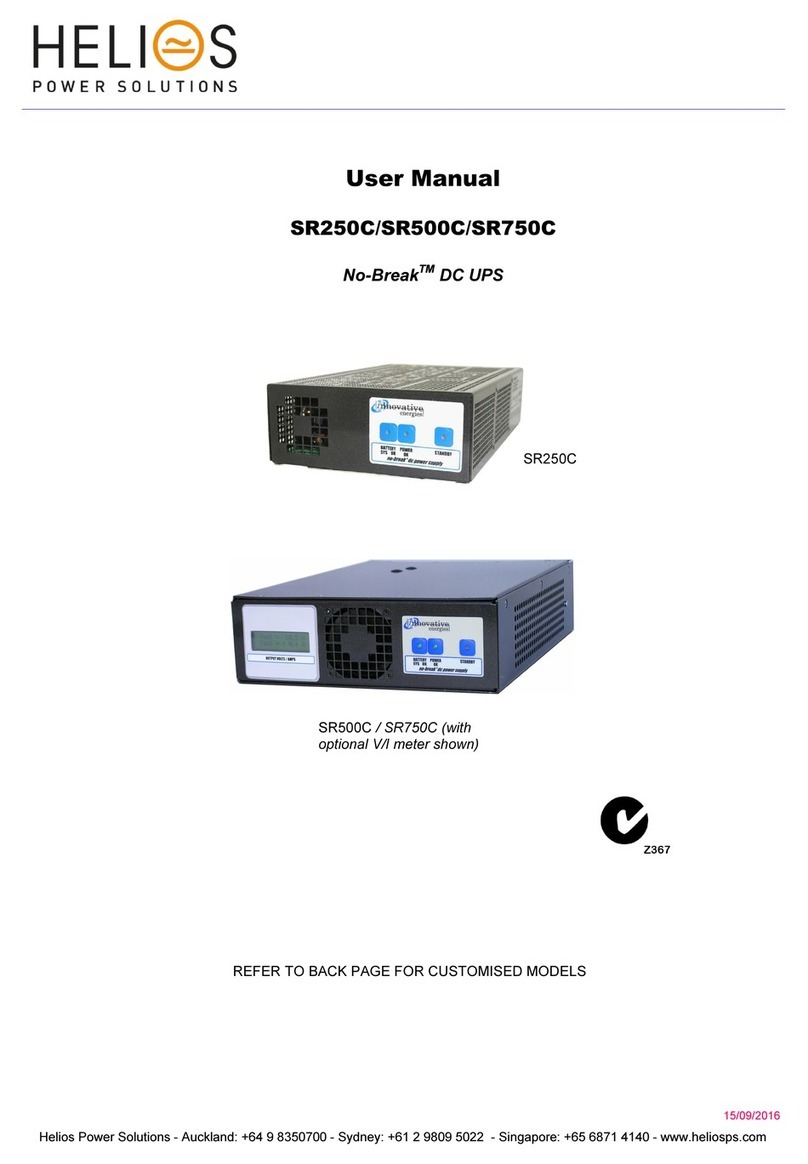 Helios SR250C user manual