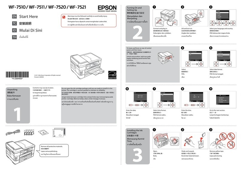 Epson WorkForce WF-7510 Start here