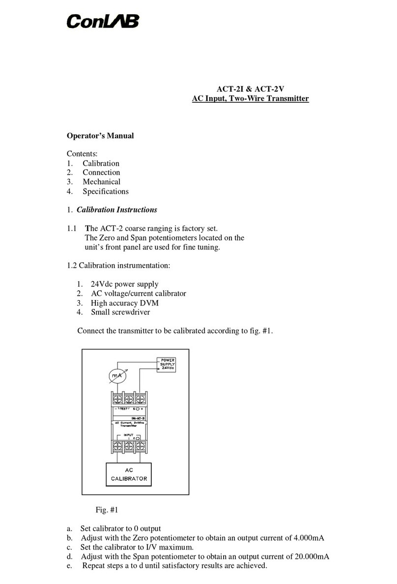 ConLAB ACT-2I Operator's manual
