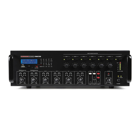 FONESTAR MPZ-6480RGU User manual