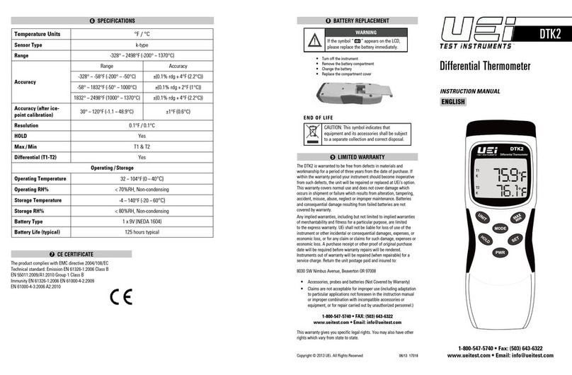 UEi DTK2 User manual