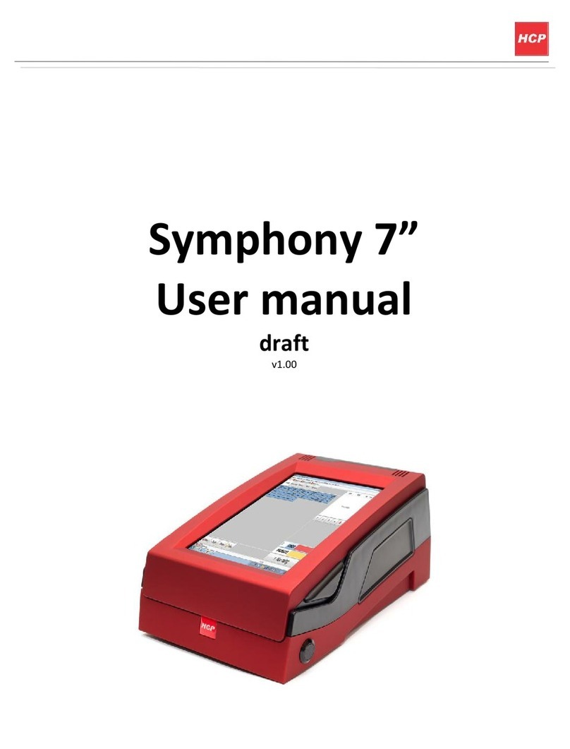 HCP Symphony 7” user manual