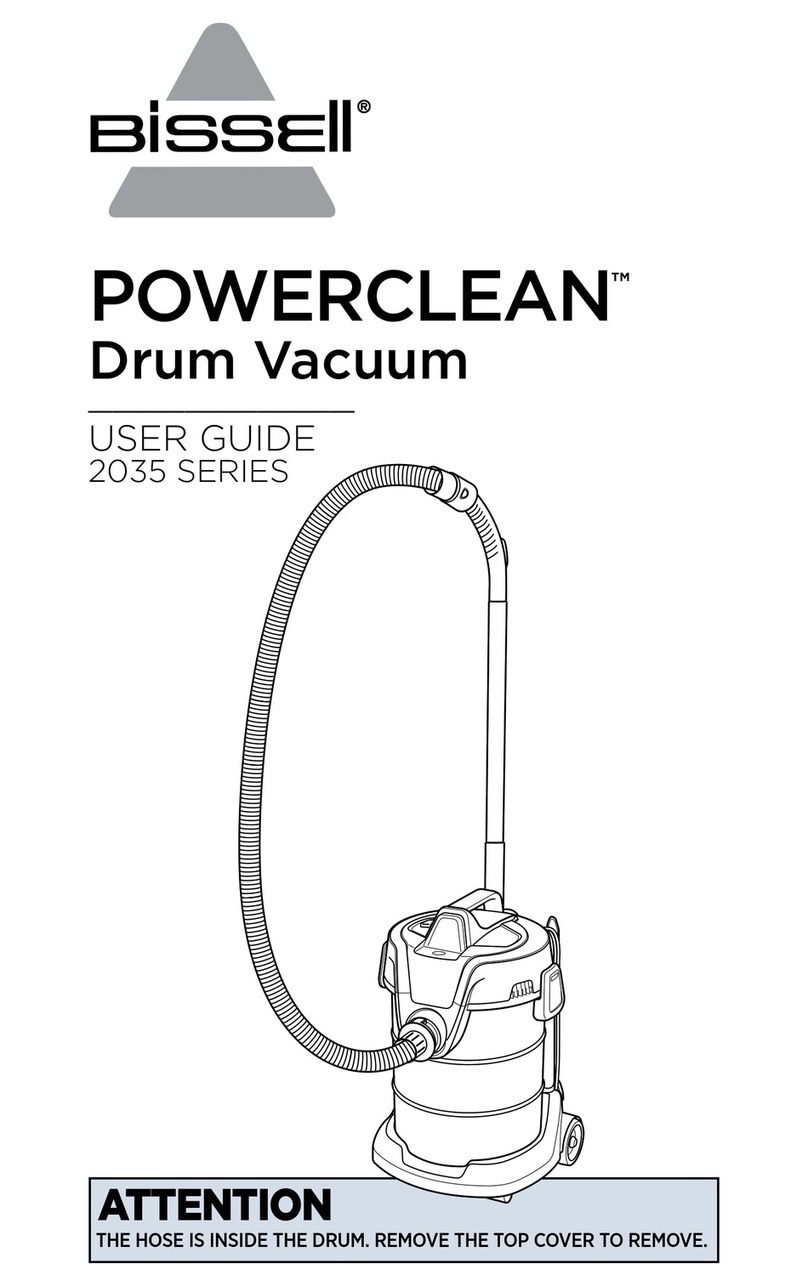 Bissell Powerclean Drum Vacuum user guide Bissell Powerclean Drum Vacuum user guide