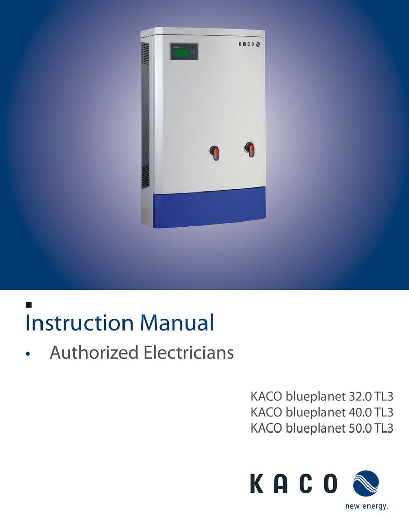 Kaco blueplanet 40.0 TL3 instruction manual