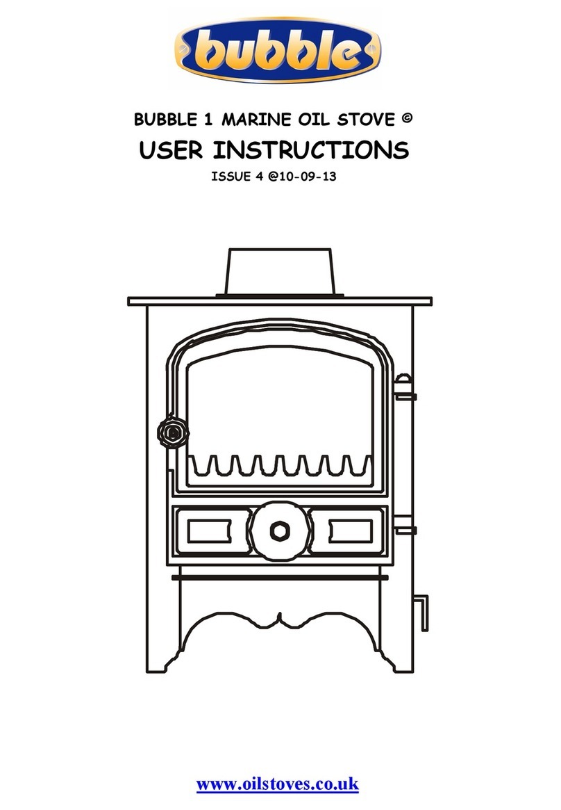 Bubble 1 MARINE OIL STOVE User manual