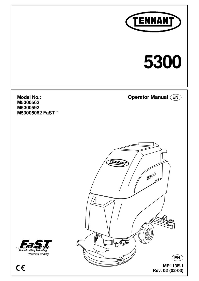 Tennant 5300 User manual